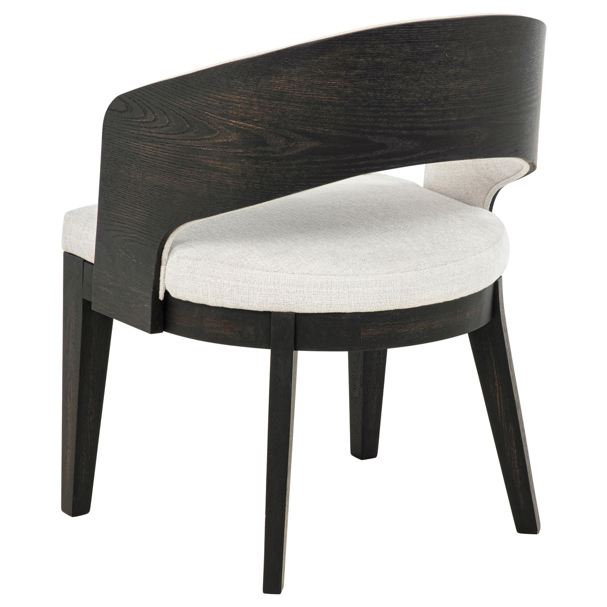 Leandro Burnished Black/Cream 7-Piece Rectangular Dining Table Set from Coaster - Luna Furniture