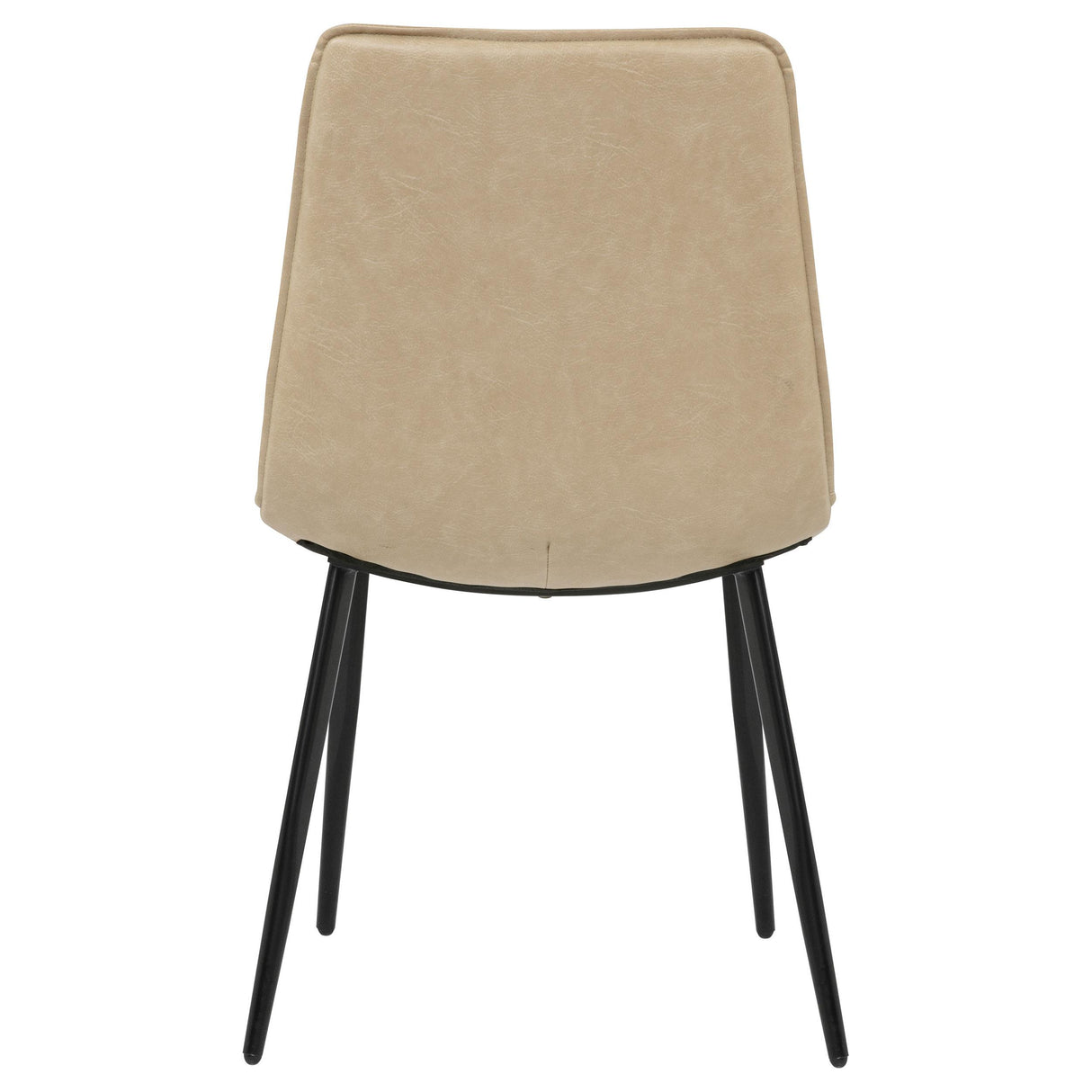 Ortega Tan Upholstered Dining Side Chair, Set of 2 from Coaster - Luna Furniture