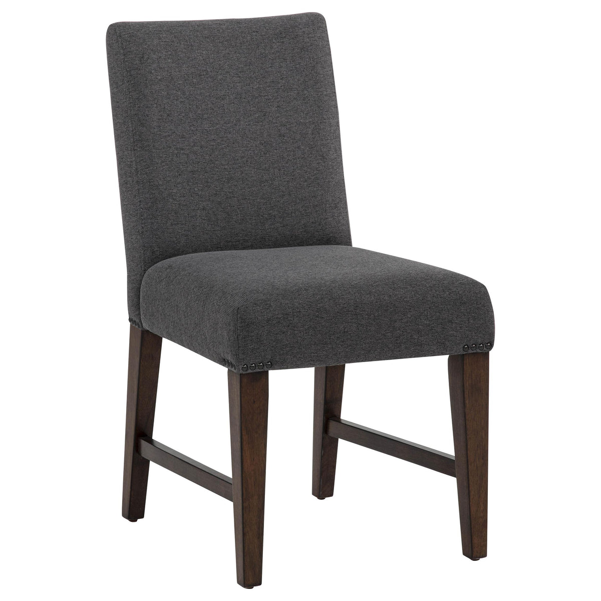 Naser Gray/Dark Walnut 5-Piece 48" Round Dining Set from Coaster - Luna Furniture