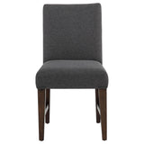 Naser Gray/Dark Walnut 5-Piece 48" Round Dining Set from Coaster - Luna Furniture