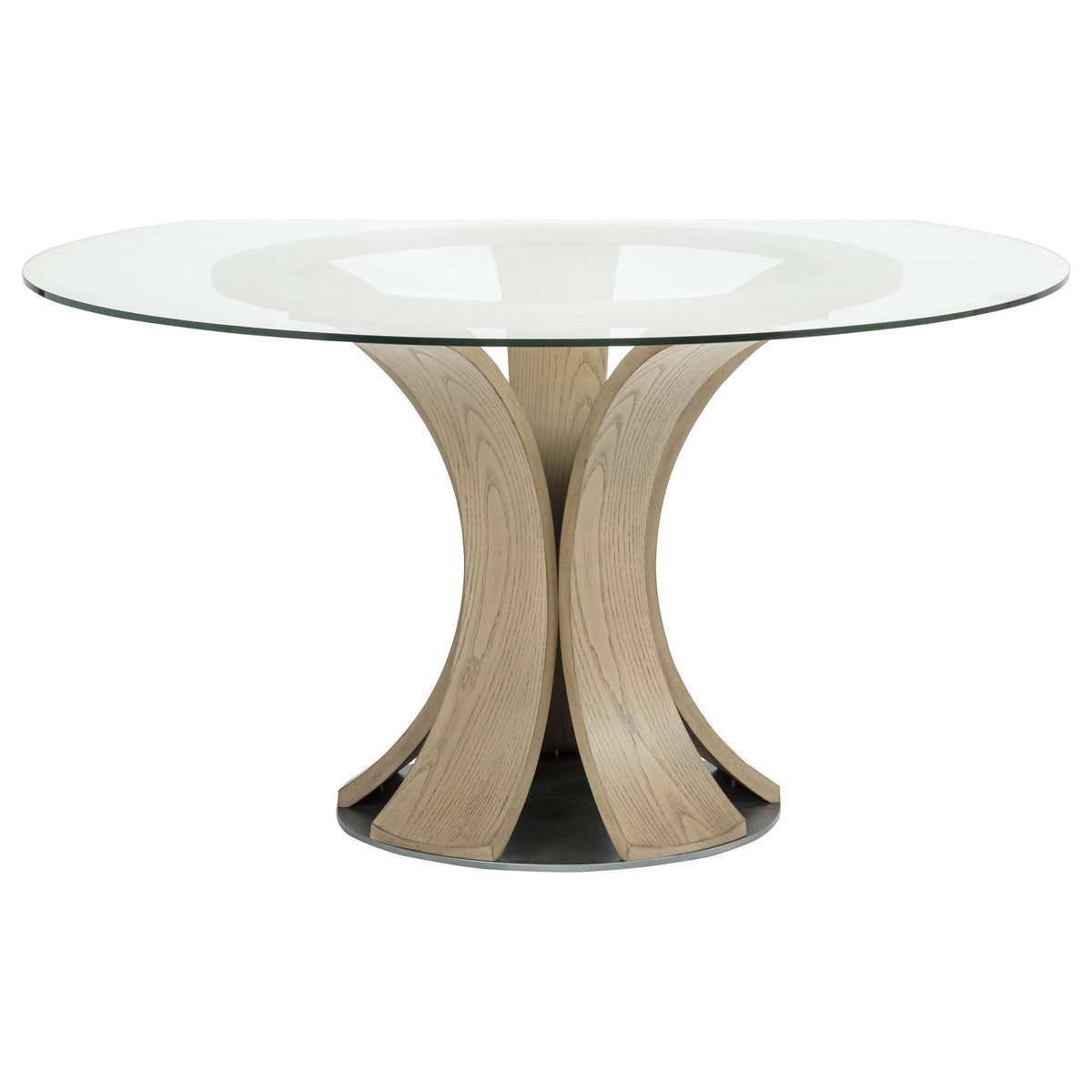 Naser 5-piece 48-inch Round Dining Table Set Beige and Light Oak from Coaster - Luna Furniture