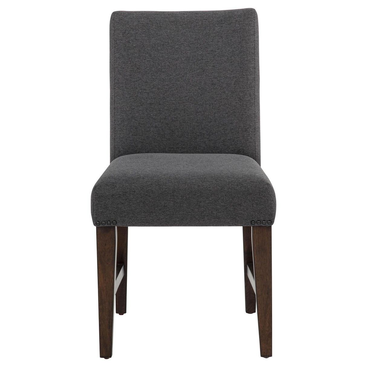 Naser Parsons Gray and Dark Walnut Dining Side Chair, Set of 2 from Coaster - Luna Furniture