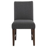 Naser Parsons Gray and Dark Walnut Dining Side Chair, Set of 2 from Coaster - Luna Furniture