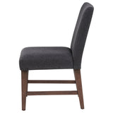 Naser Parsons Gray and Dark Walnut Dining Side Chair, Set of 2 from Coaster - Luna Furniture