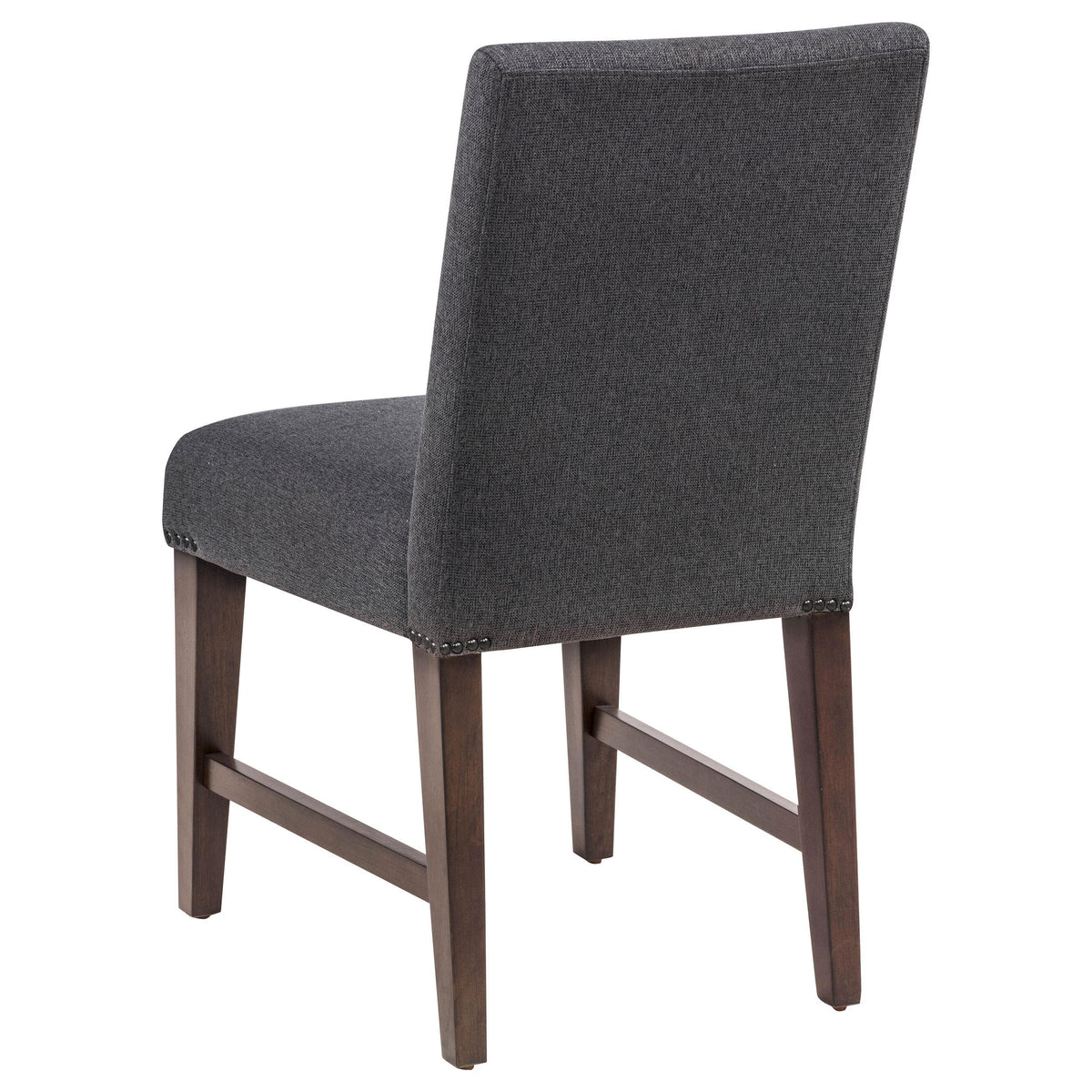 Naser Parsons Gray and Dark Walnut Dining Side Chair, Set of 2 from Coaster - Luna Furniture