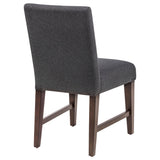 Naser Parsons Gray and Dark Walnut Dining Side Chair, Set of 2 from Coaster - Luna Furniture