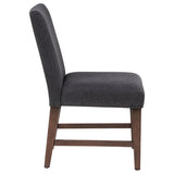 Naser Parsons Gray and Dark Walnut Dining Side Chair, Set of 2 from Coaster - Luna Furniture