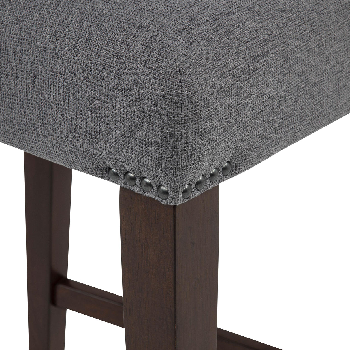 Naser Parsons Gray and Dark Walnut Dining Side Chair, Set of 2 from Coaster - Luna Furniture