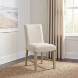 Naser Parsons Beige and Light Oak Dining Side Chair, Set of 2 from Coaster - Luna Furniture
