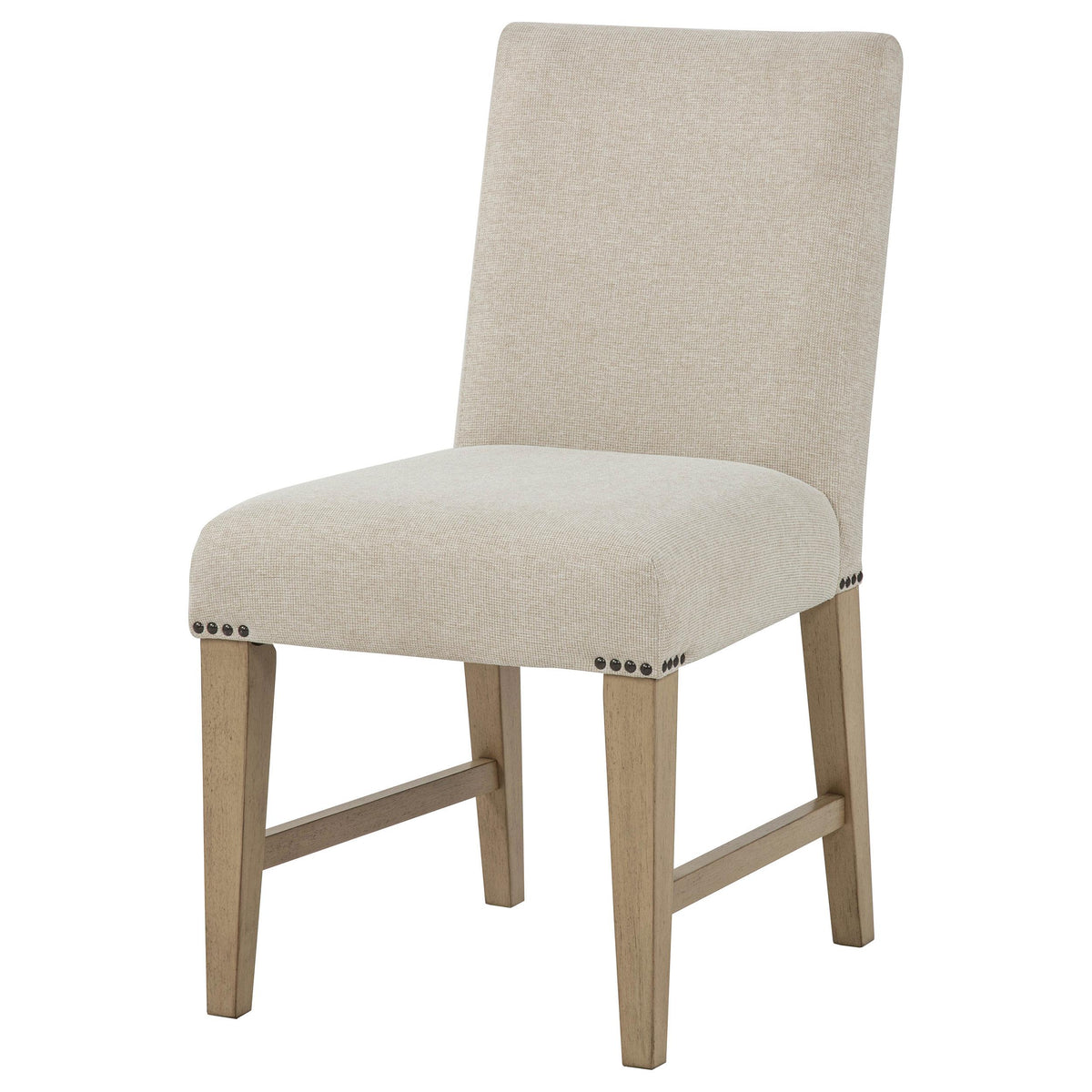 Naser Parsons Beige and Light Oak Dining Side Chair, Set of 2 from Coaster - Luna Furniture