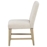 Naser Parsons Beige and Light Oak Dining Side Chair, Set of 2 from Coaster - Luna Furniture