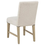 Naser Parsons Beige and Light Oak Dining Side Chair, Set of 2 from Coaster - Luna Furniture