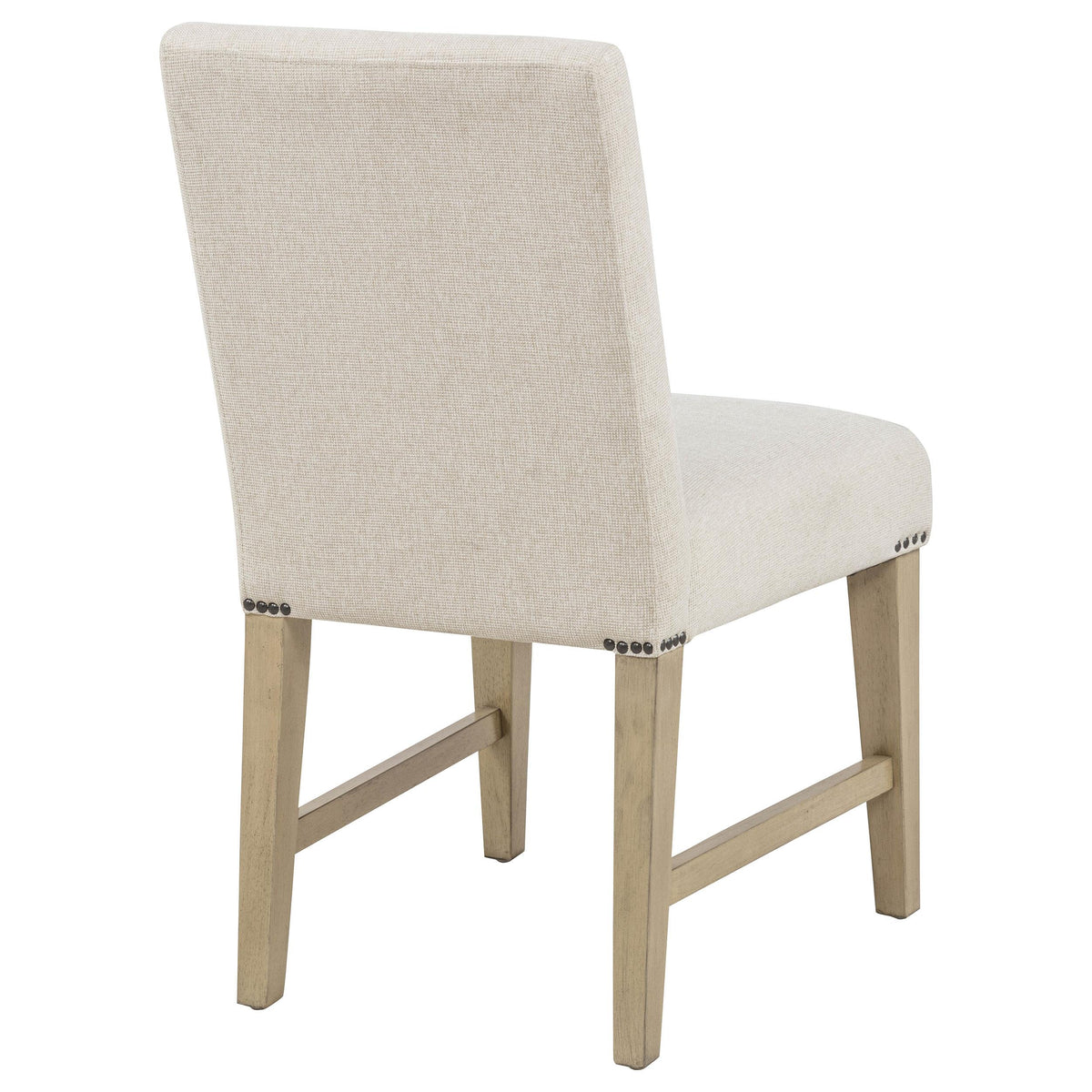 Naser Parsons Beige and Light Oak Dining Side Chair, Set of 2 from Coaster - Luna Furniture