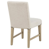 Naser Parsons Beige and Light Oak Dining Side Chair, Set of 2 from Coaster - Luna Furniture