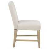 Naser Parsons Beige and Light Oak Dining Side Chair, Set of 2 from Coaster - Luna Furniture