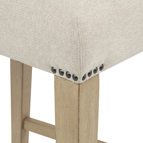 Naser Parsons Beige and Light Oak Dining Side Chair, Set of 2 from Coaster - Luna Furniture