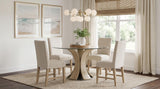 Naser Parsons Beige and Light Oak Dining Side Chair, Set of 2 from Coaster - Luna Furniture