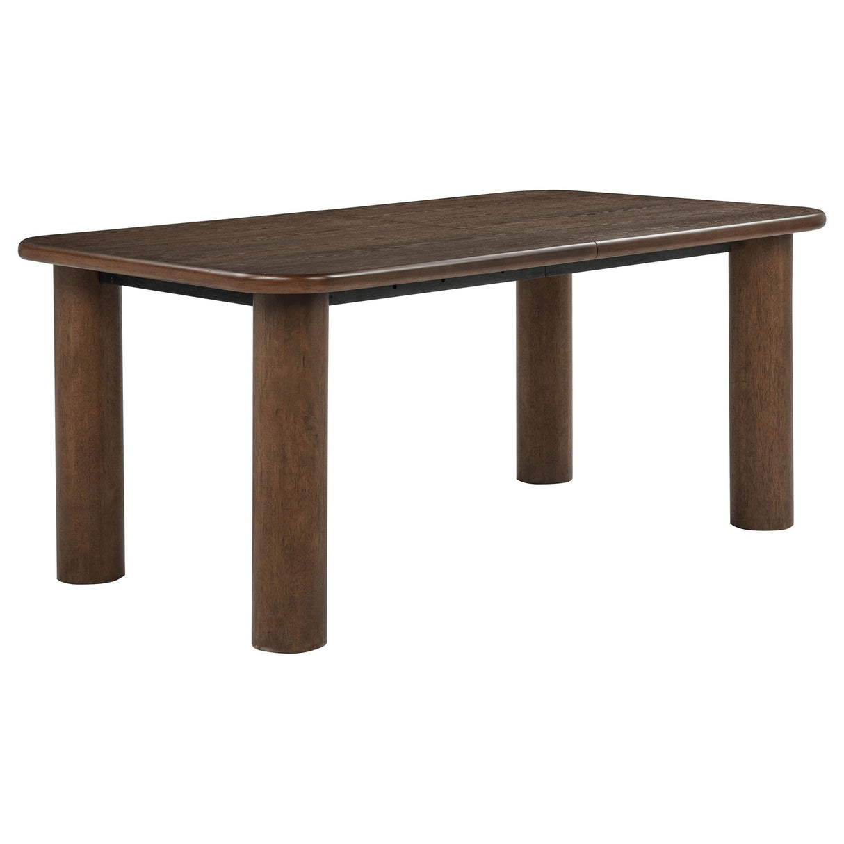 Faulkner Brown Oak 84-inch Extension Wood Dining Table from Coaster - Luna Furniture