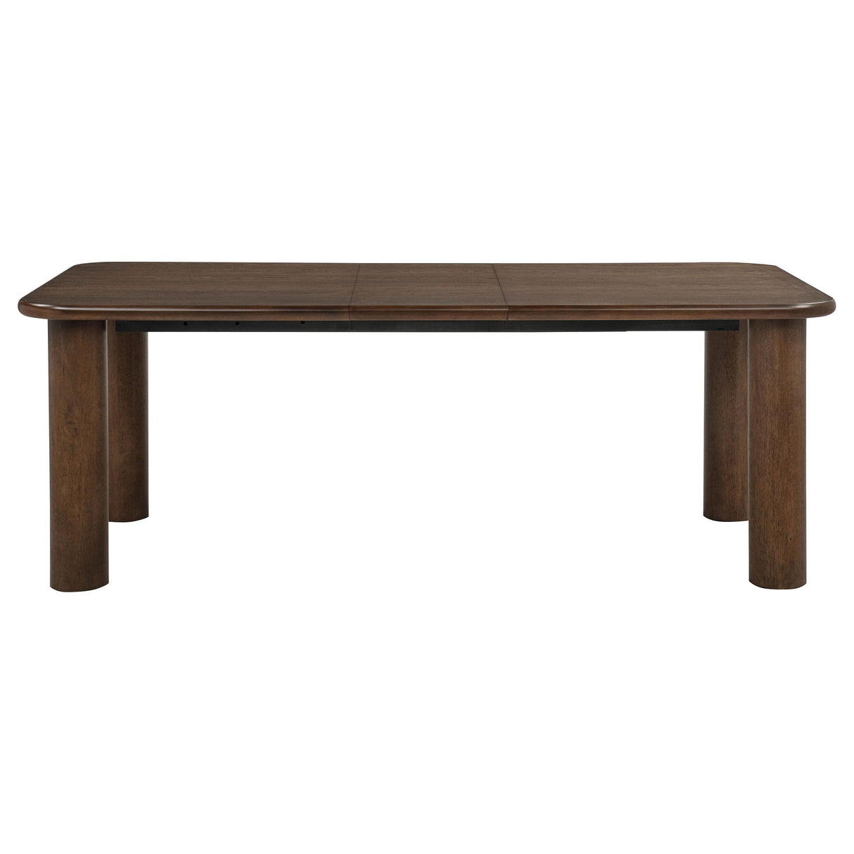 Faulkner Brown Oak 84-inch Extension Wood Dining Table from Coaster - Luna Furniture