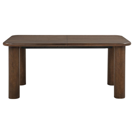 Faulkner Brown Oak 84-inch Extension Wood Dining Table from Coaster - Luna Furniture