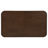 Faulkner Brown Oak 84-inch Extension Wood Dining Table from Coaster - Luna Furniture