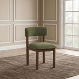 Faulkner Moss Green Upholstered Dining Side Chair, Set of 2 from Coaster - Luna Furniture