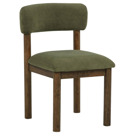 Faulkner Moss Green Upholstered Dining Side Chair, Set of 2 from Coaster - Luna Furniture