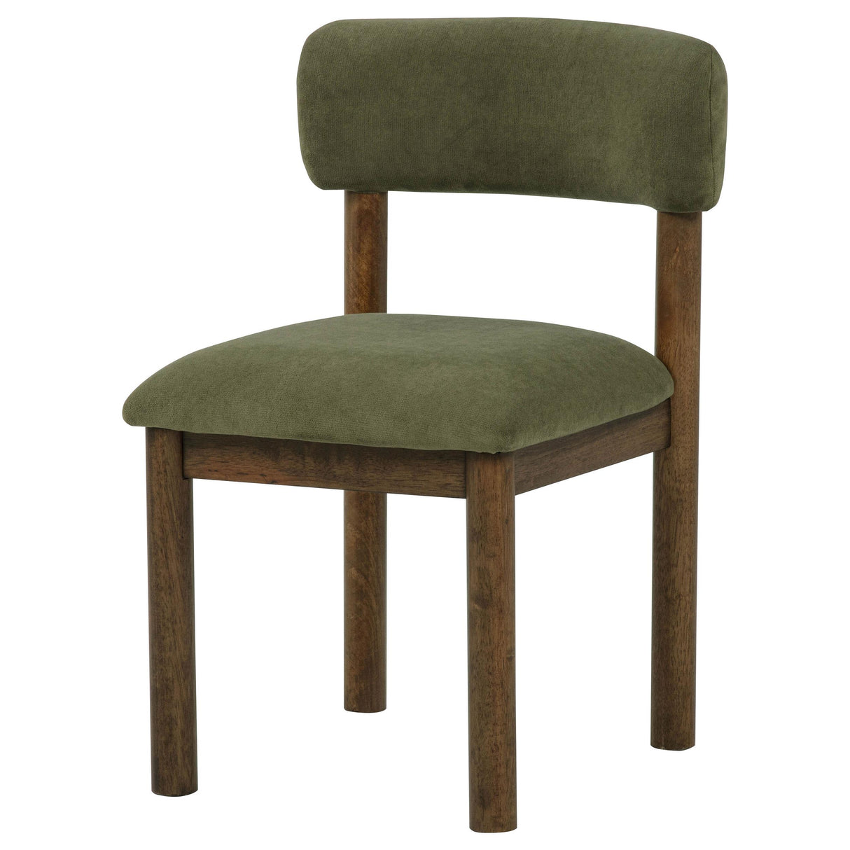 Faulkner Moss Green Upholstered Dining Side Chair, Set of 2