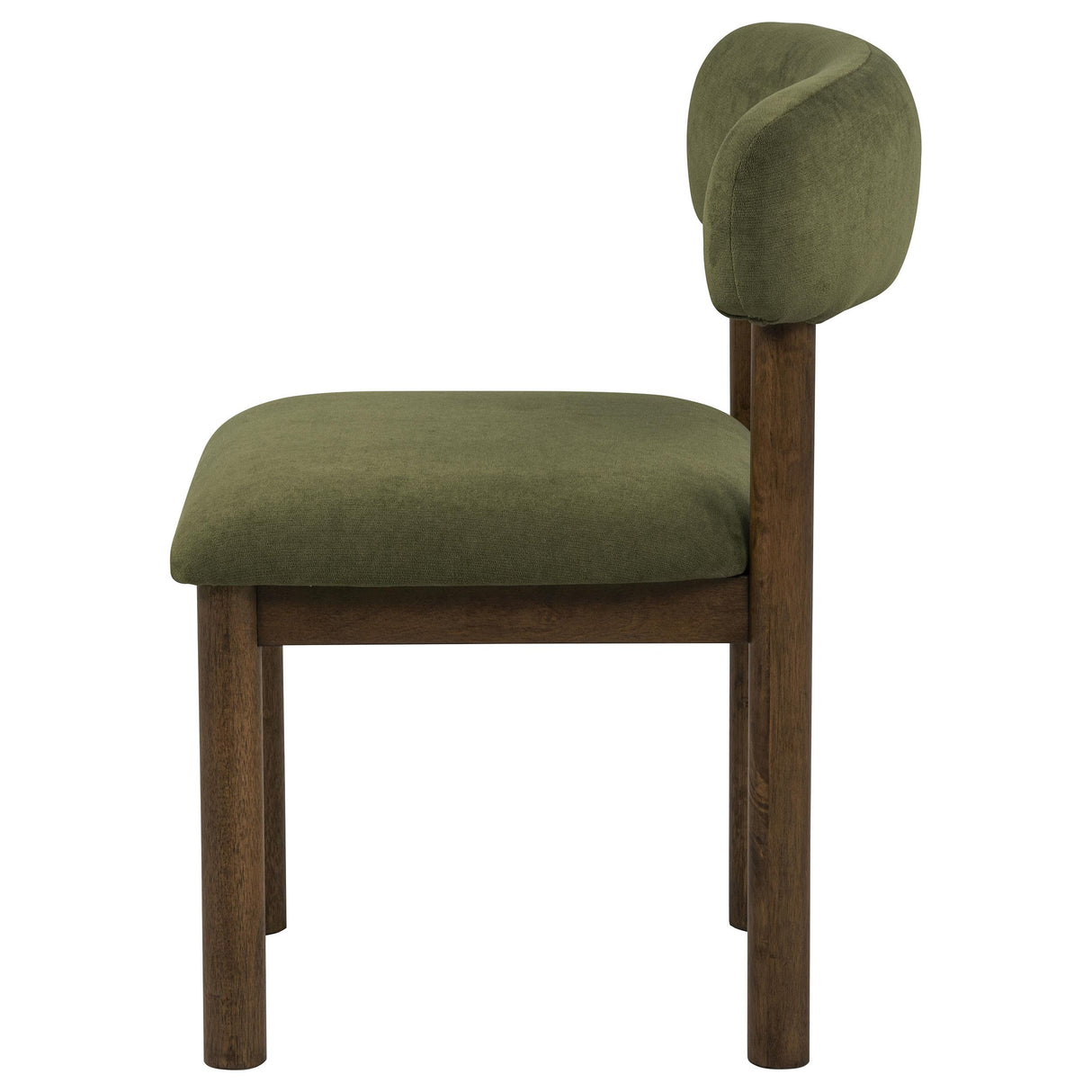 Faulkner Moss Green Upholstered Dining Side Chair, Set of 2