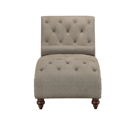 Bonne Gray Chaise from Homelegance - Luna Furniture