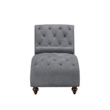 Chevron Taupe Accent Chair