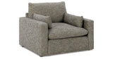 Dramatic Granite Sofa, Loveseat, Chair and Ottoman from Ashley - Luna Furniture