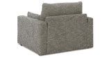 Dramatic Granite Sofa, Loveseat, Chair and Ottoman from Ashley - Luna Furniture