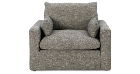 Dramatic Granite Chair and Ottoman from Ashley - Luna Furniture