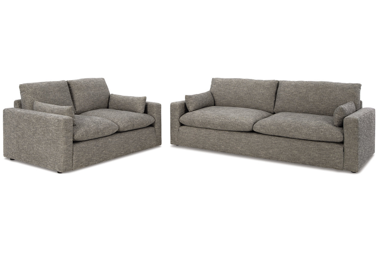 Dramatic Granite Sofa and Loveseat from Ashley Furniture - Luna Furniture