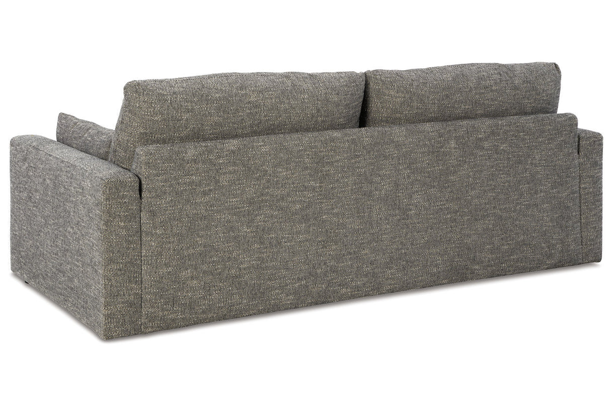 Dramatic Granite Sofa, Loveseat, Oversized Chair and Ottoman from Ashley - Luna Furniture