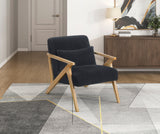 Chevron Beige Accent Chair from Homelegance - Luna Furniture