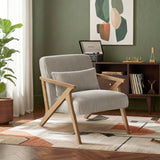 Chevron Taupe Accent Chair from Homelegance - Luna Furniture