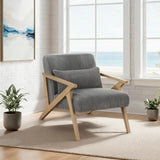 Chevron Gray Accent Chair from Homelegance - Luna Furniture