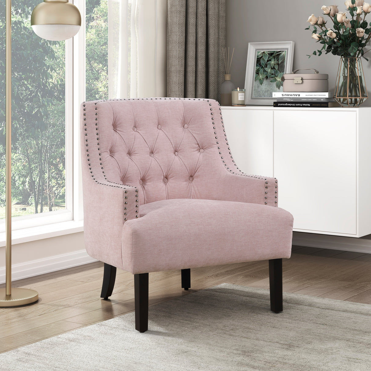 Charisma Pink Accent Chair from Homelegance - Luna Furniture