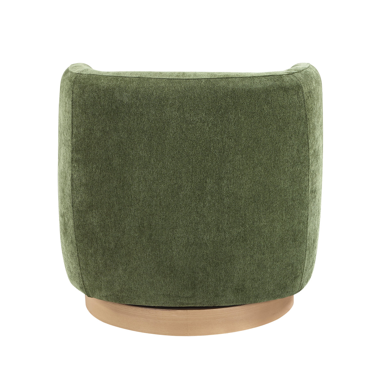 Synova Green Chenille Swivel Chair from Homelegance - Luna Furniture