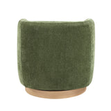 Synova Green Chenille Swivel Chair from Homelegance - Luna Furniture