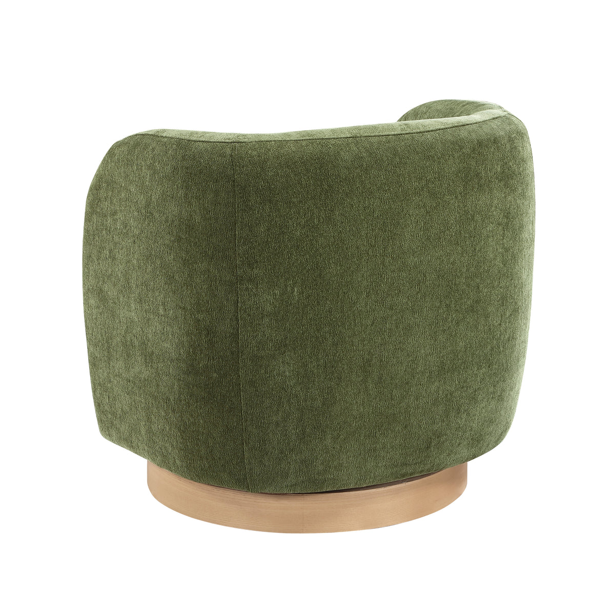 Synova Green Chenille Swivel Chair from Homelegance - Luna Furniture