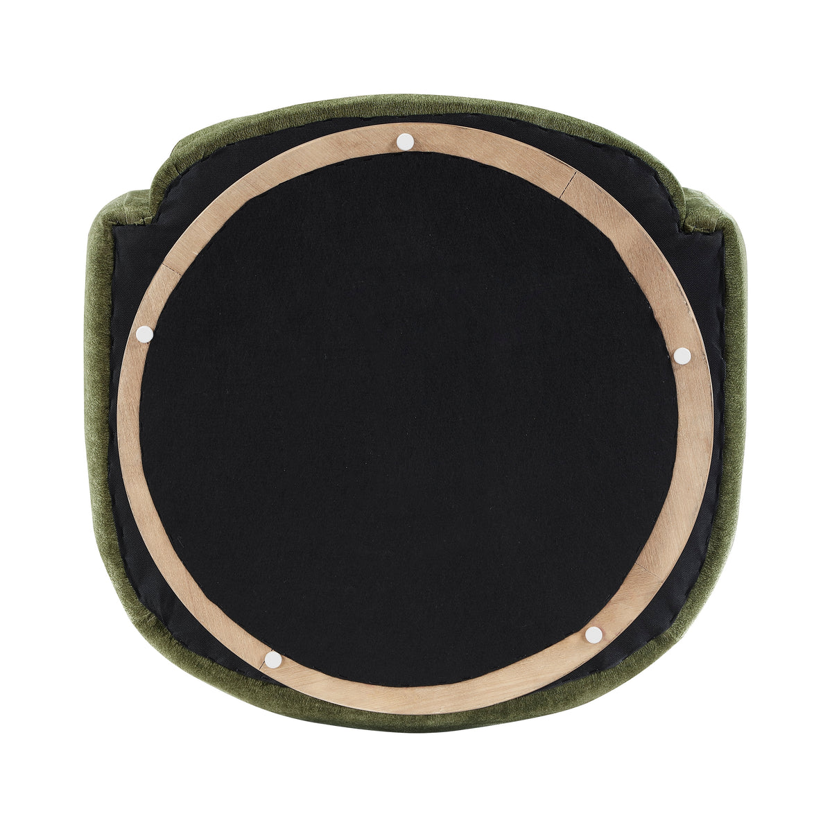Synova Green Chenille Swivel Chair from Homelegance - Luna Furniture