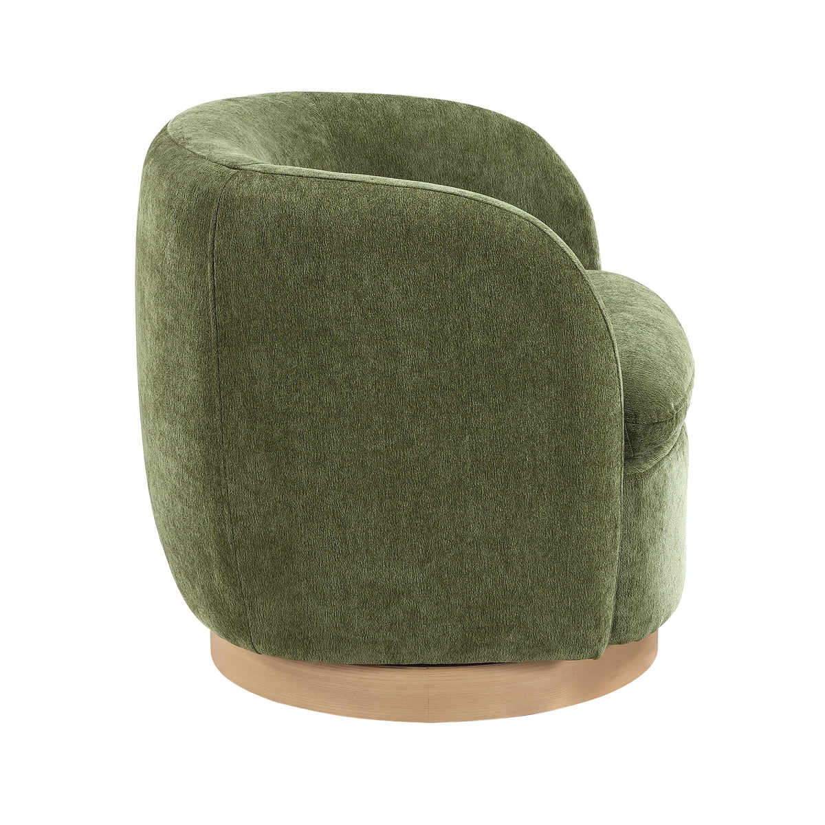 Synova Green Chenille Swivel Chair from Homelegance - Luna Furniture