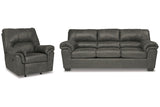 Bladen Slate Sofa and Recliner from Ashley - Luna Furniture