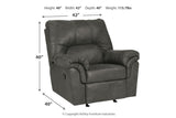 Bladen Slate Sofa and Recliner from Ashley - Luna Furniture