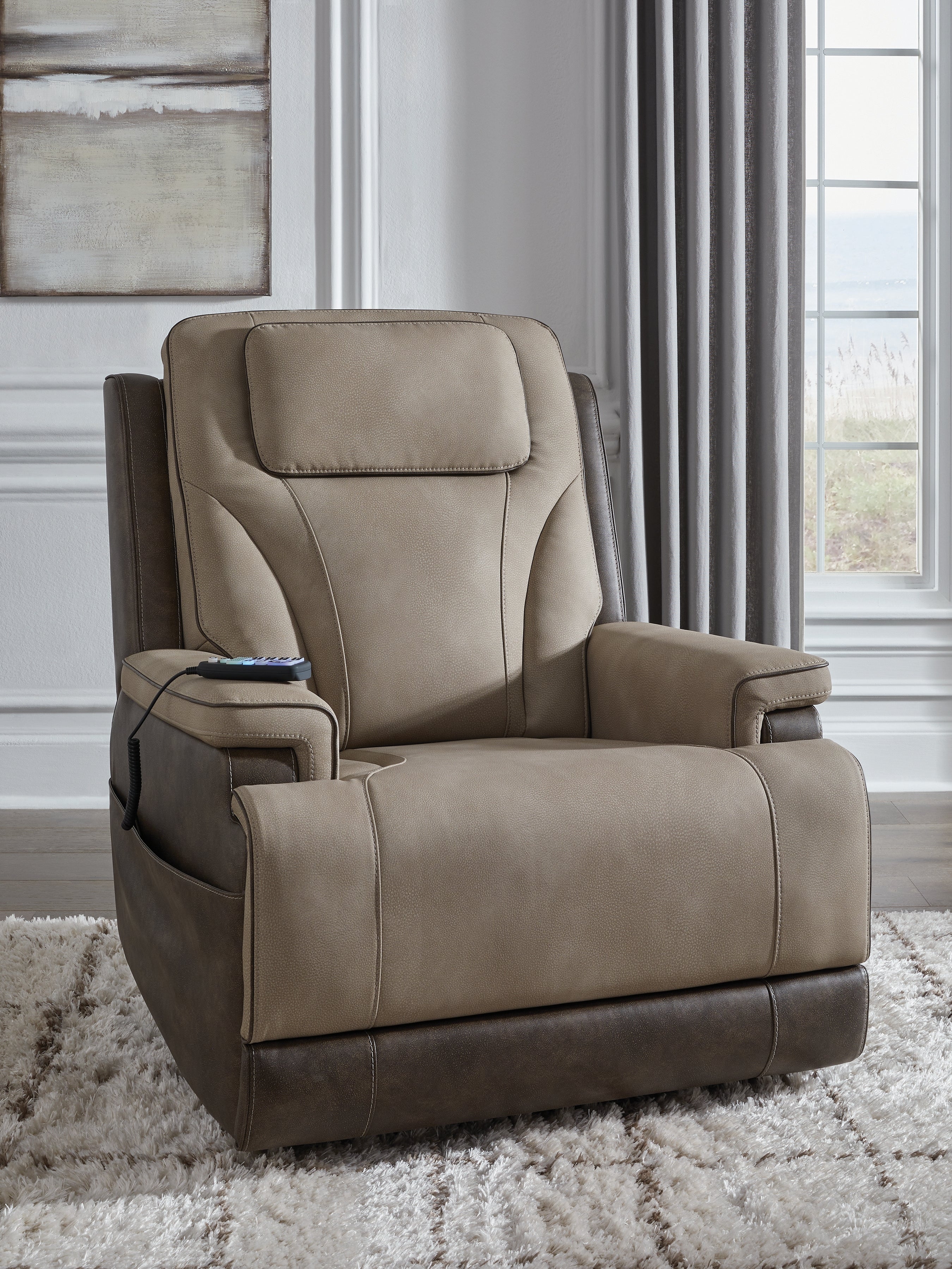 4Z-Peaceful Pause Sand 4Z-Serenity Zone Performance Fabric Power