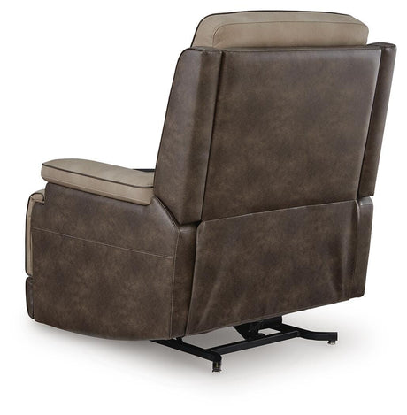 4Z-Peaceful Pause Sand Power Lift Recliner from Ashley Furniture - Luna Furniture