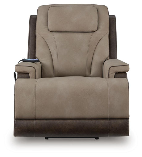 4Z-Peaceful Pause Sand Power Lift Recliner from Ashley Furniture - Luna Furniture